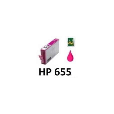 HP 655 XL Magenta  prémium utángyártott legújabb chipes tintapatron (600old.), CZ111
