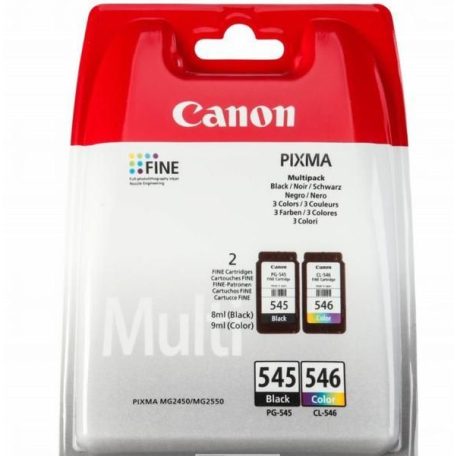 Canon PG-545 bk + CL-546 c tintapatron multipack PG545/CL546