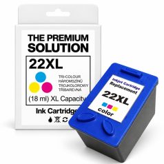   HP 22 XL C9352A/C9352CE XL kapacitású színes-color prémium utángyártott tintapatron, patron - hewlett packard