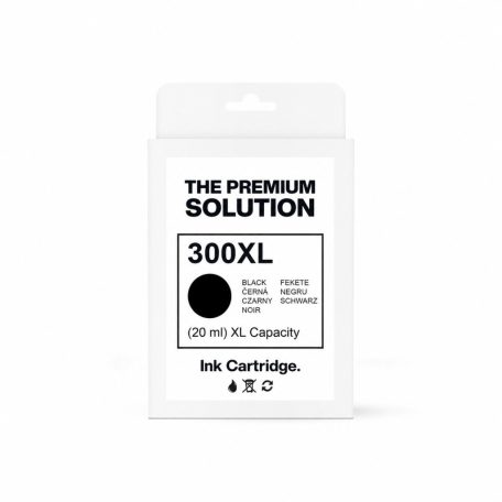 HP 300 XL / CC640EE / CC641EE XL kapacitású fekete-black prémium utángyártott tintapatron, patron - hewlett packard (300XL)