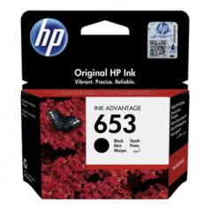 HP 653 fekete eredeti patron 3YM75AE