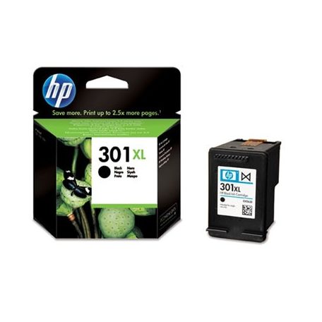 HP CH563EE, 301 XL (Bk, fekete) tintapatron