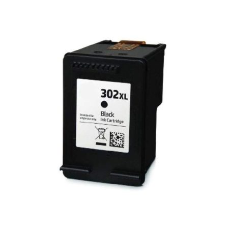 HP 302XL / F6U68AE XL 2,5x-es kapacitású  fekete-black prémium utángyártott tintapatron, patron- hewlett packard