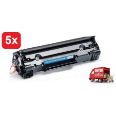   5db# HP CF283A/83A (LaserJet Pro m125,m127,mfp125) utángyártott prémium tonercsomag #5db + ingyenes kiszállítással.