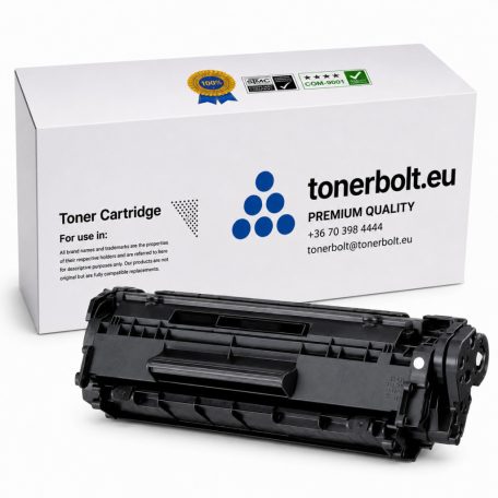 HP 12A q2612a utángyártott prémium toner Laserjet 1010 1018 1020 