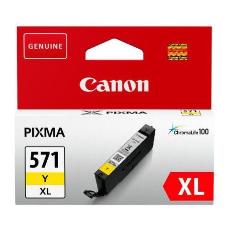 Canon CLI-571 XL Y sárga eredeti patron
